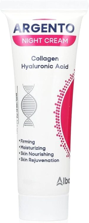 argento night cream collagen hyaluronic acid