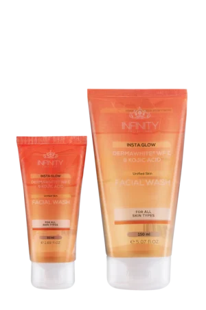 Infinity Facial Care Insta Glow Facial Wash offer 150ml+50ml