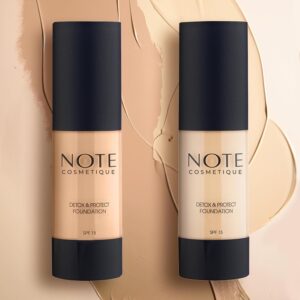 NOTE Cosmetics DETOX AND PROTECT FOUNDATION 01 PUMP