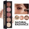 Langmanni Glow Up Highlighter Palette – 5 Colors Long-Lasting Face Bronzer